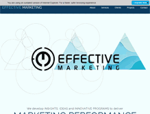 Tablet Screenshot of effectivemc.com